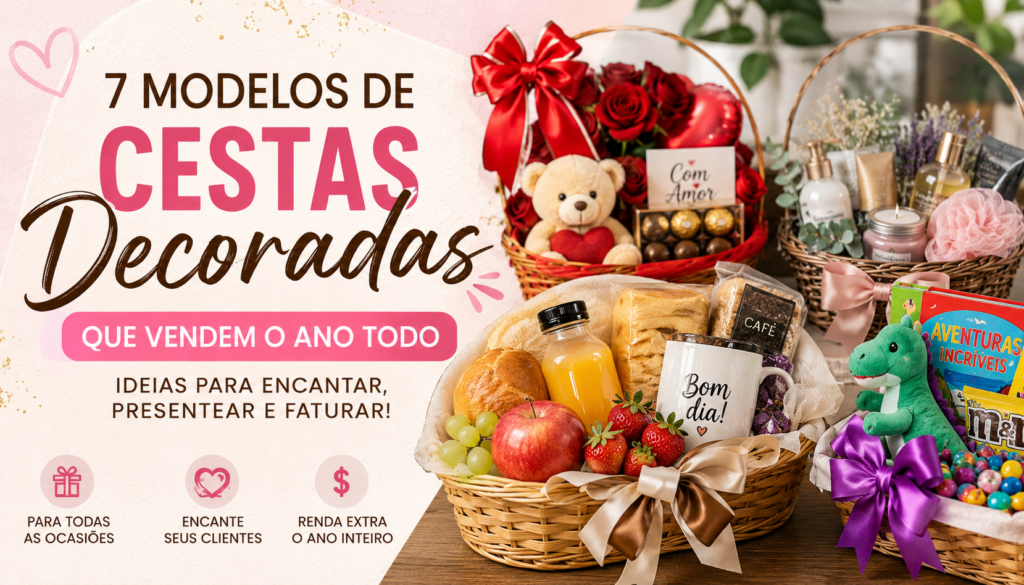 7 Cestas Decoradas Que Vendem o Ano Todo