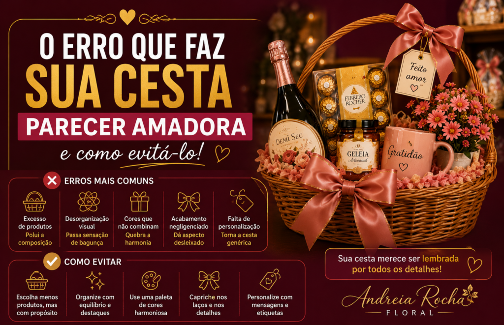 O Erro Que Faz Sua Cesta Parecer Amadora e Como Evitá-lo