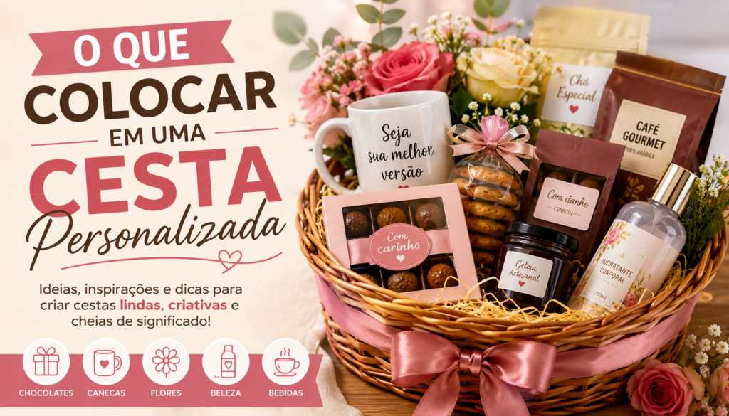 O Que Colocar em Uma Cesta Personalizada