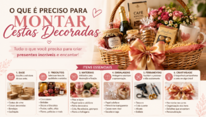 O Que É Preciso Para Montar Cestas Decoradas