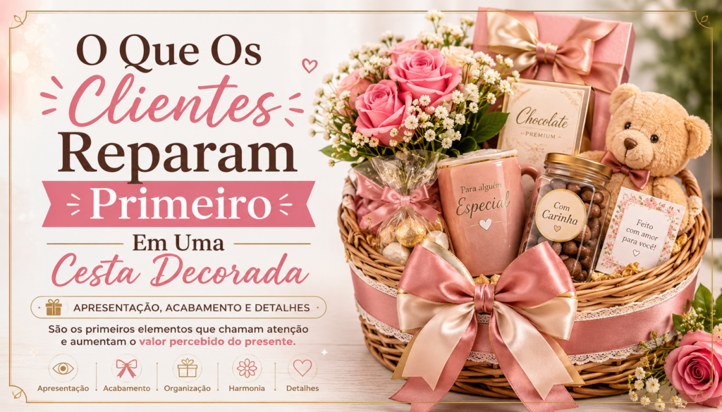 O Que Os Clientes Reparam Primeiro Em Uma Cesta Decorada