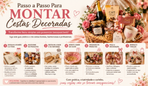 Passo a Passo Para Montar Cestas Decoradas